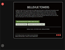 Tablet Screenshot of bellevuetowers.net
